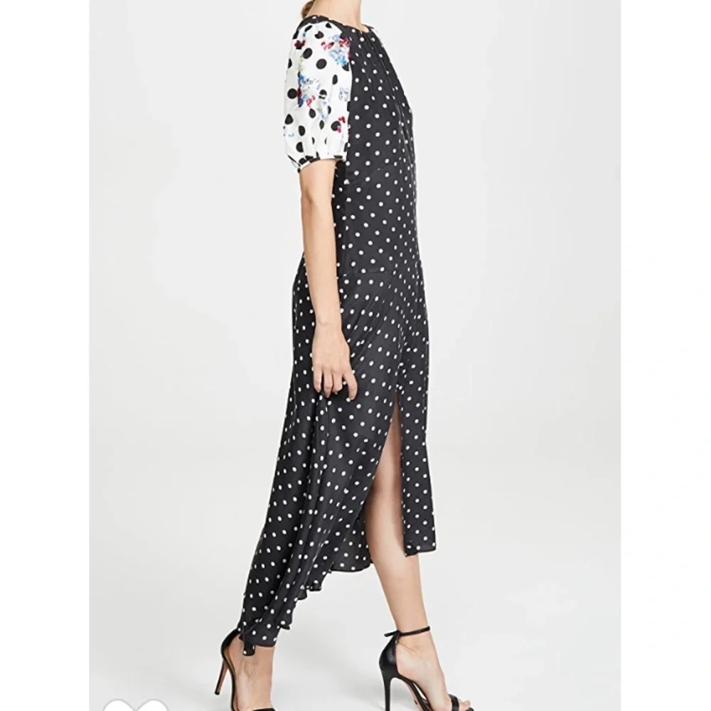 NWT TANYA TAYLOR Cassandra‎ Dress, Black Polka Dot - Picture 3 of 10